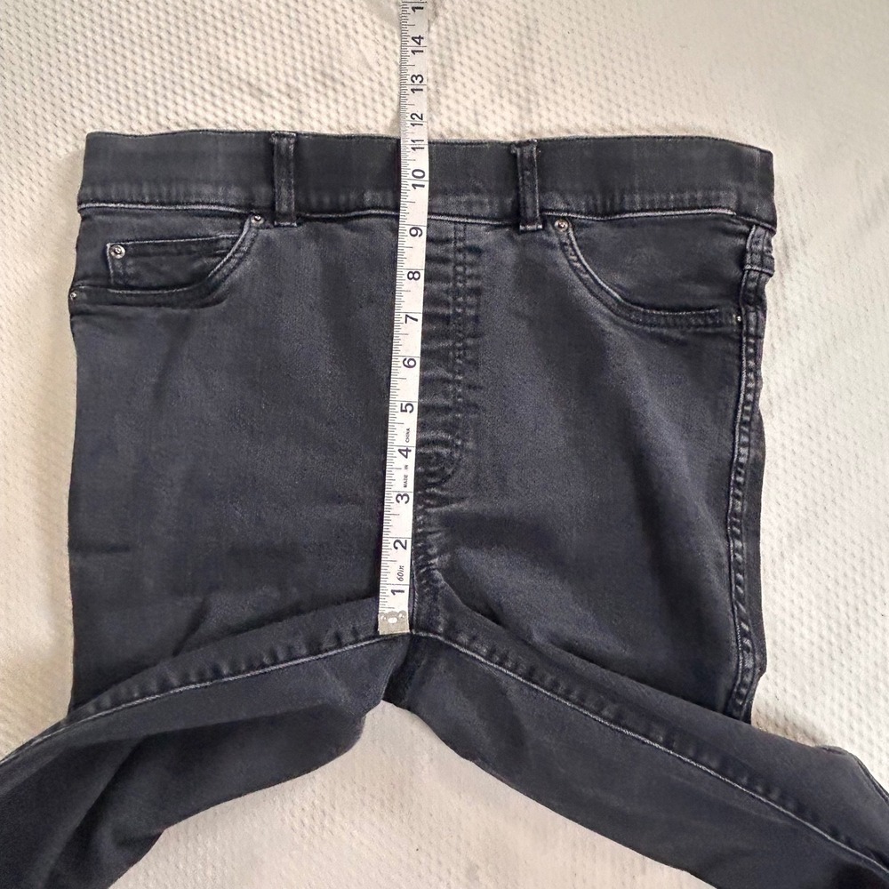 Spanx Jean-ish High Rise Pull On Leggings Faded Black Tall Large - Picture 5 of 7